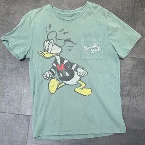 Disney Light Green Donald Logo Tee
